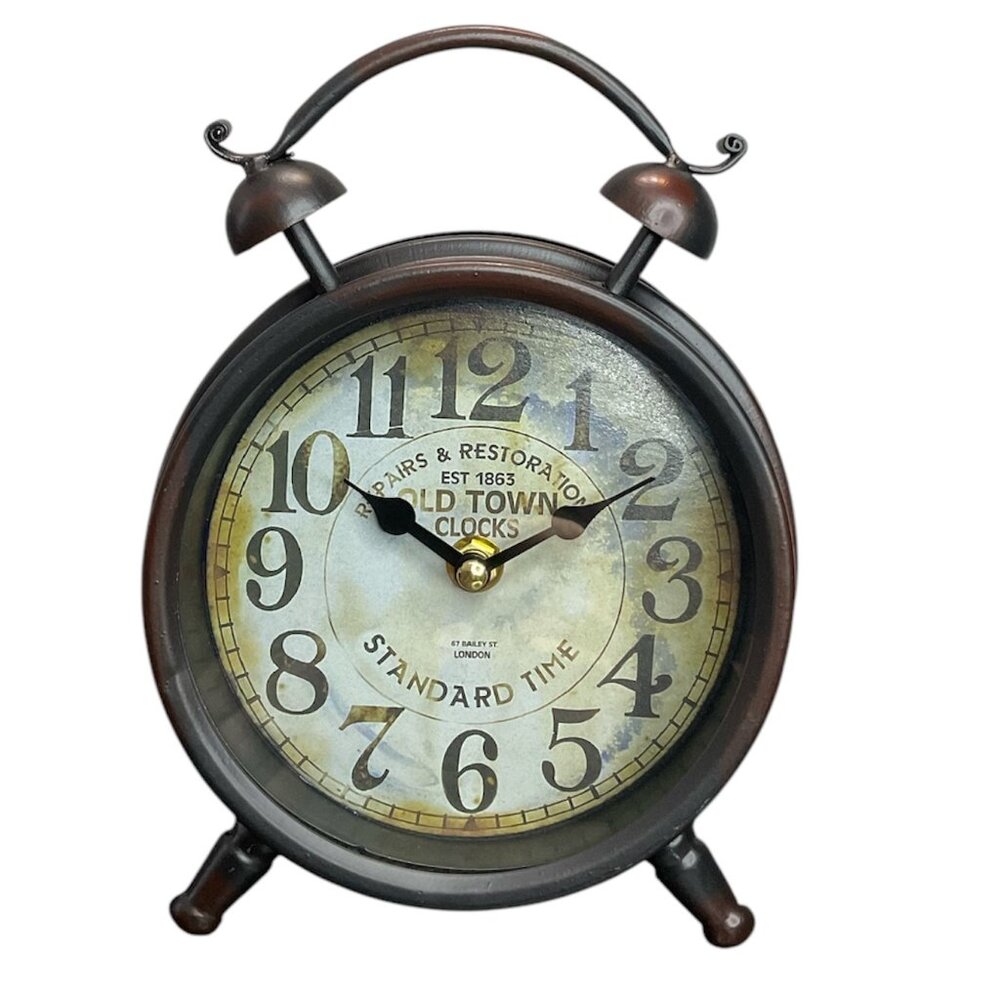 Metal Table Clock